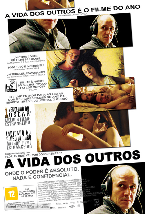 Das Leben der Anderen - Brazilian Movie Poster