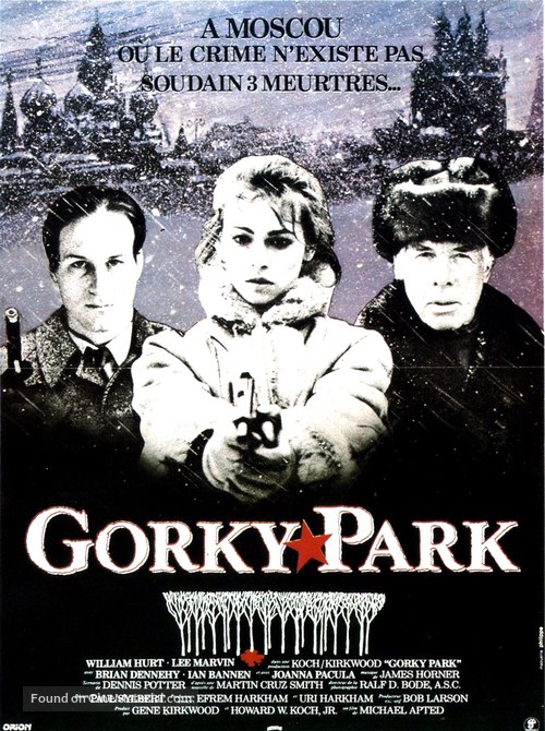 Gorky Park - French Movie Poster