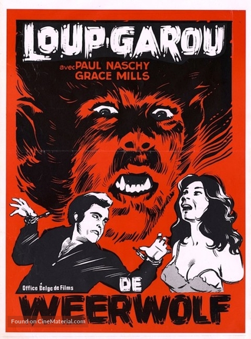La maldici&oacute;n de la bestia - Belgian Movie Poster