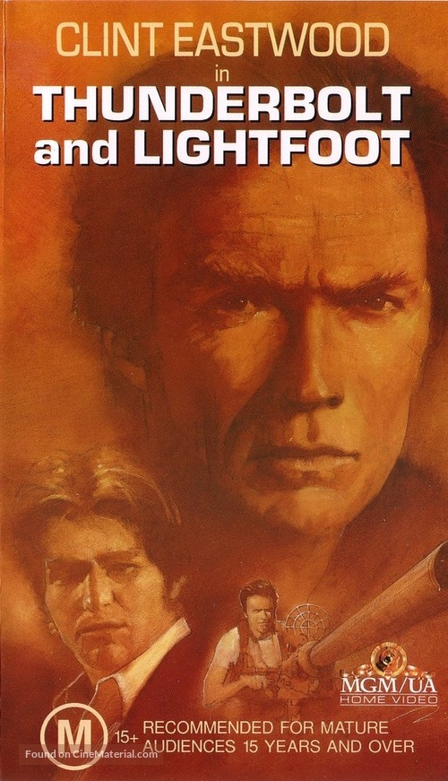 Thunderbolt And Lightfoot - Australian VHS movie cover