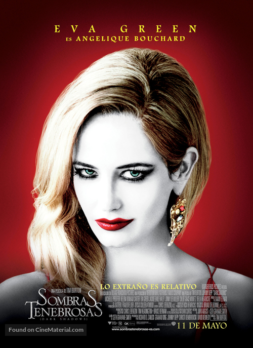 Dark Shadows - Spanish Movie Poster