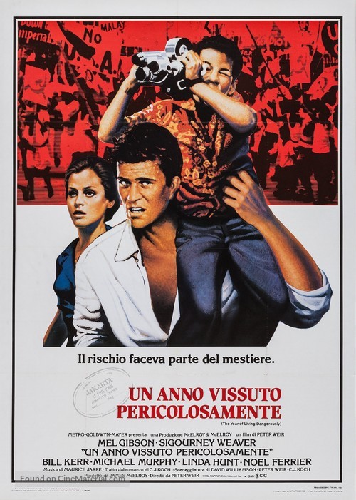 The Year of Living Dangerously - Italian Movie Poster