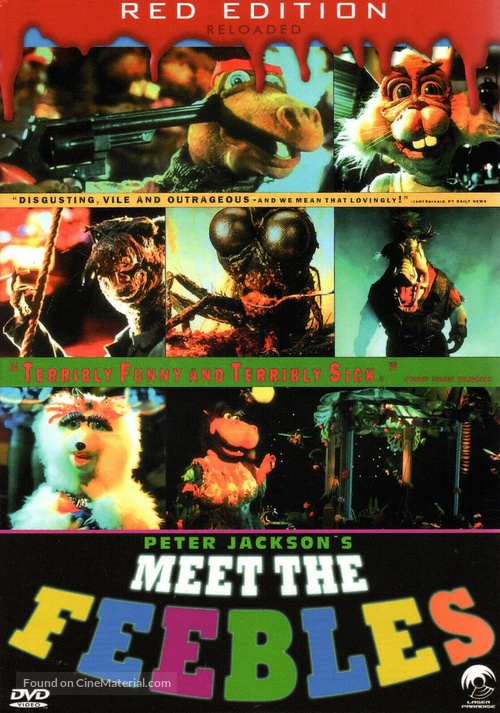 Meet the Feebles - German DVD movie cover