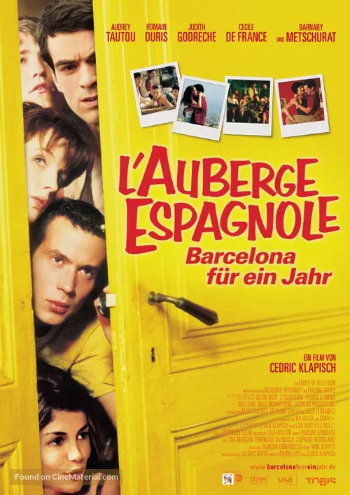 L&#039;auberge espagnole - German Movie Poster