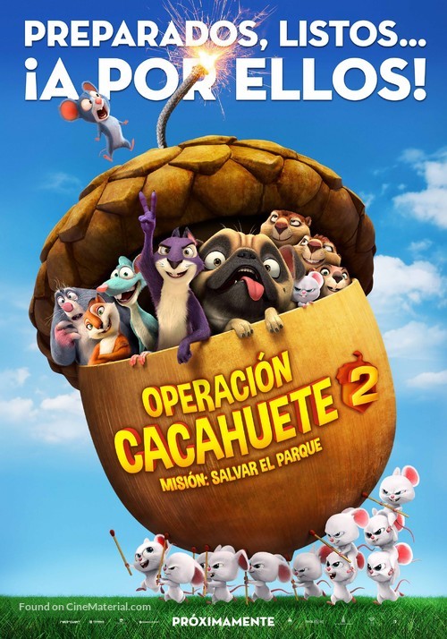 The Nut Job 2 - Spanish Movie Poster