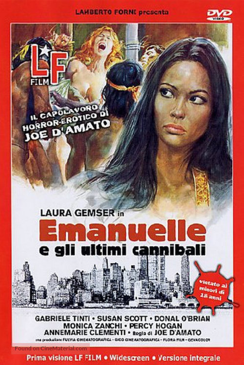 Emanuelle e gli ultimi cannibali - Italian DVD movie cover