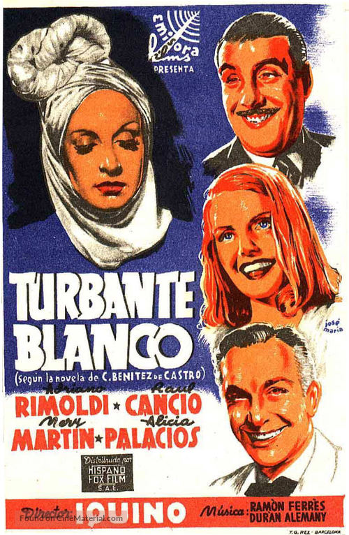 Turbante blanco - Spanish Movie Poster