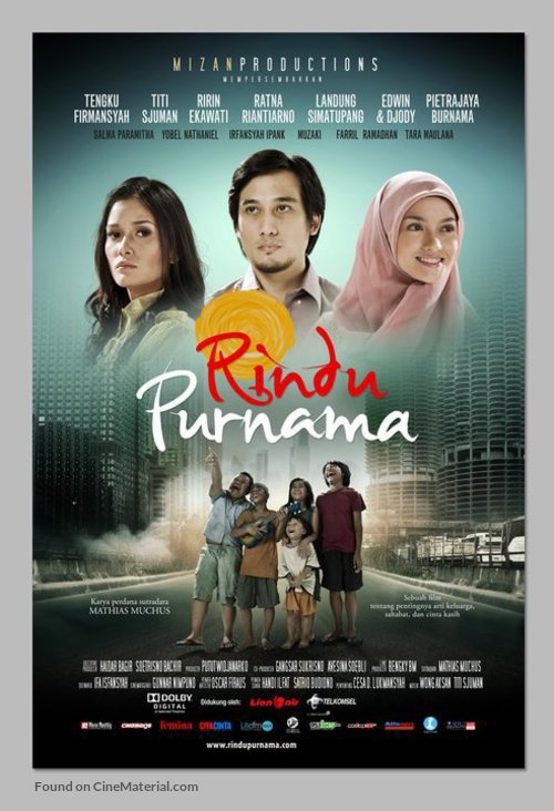 Rindu purnama - Indonesian Movie Poster