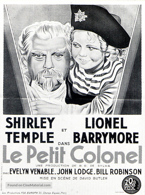 The Little Colonel - French poster