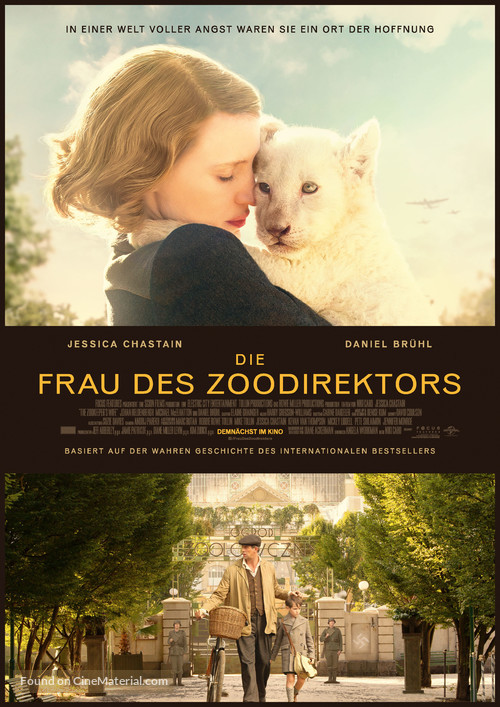 The Zookeeper&#039;s Wife - German Movie Poster