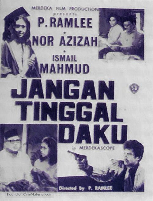 Jangan tinggal daku - Malaysian Movie Poster