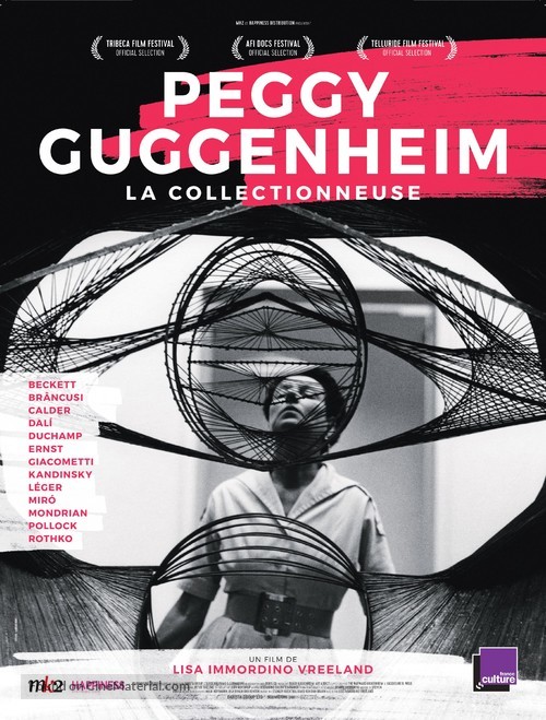 Peggy Guggenheim: Art Addict - French Movie Poster