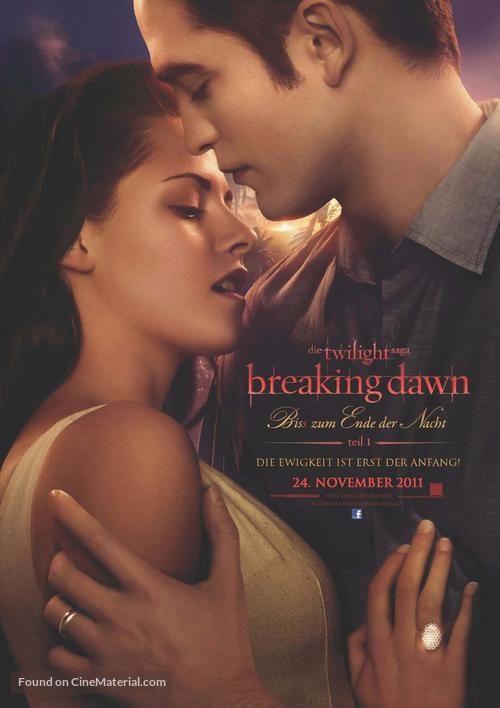 The Twilight Saga: Breaking Dawn - Part 1 - German Movie Poster