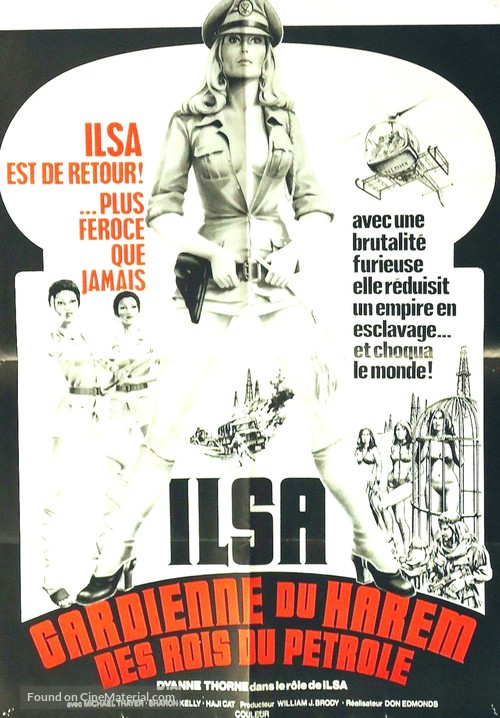 Ilsa, Harem Keeper of the Oil Sheiks - French Movie Poster