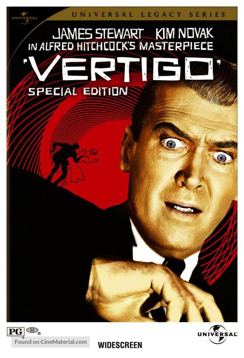 Vertigo - British DVD movie cover
