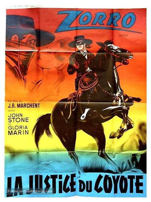 La justicia del Coyote - French Movie Poster