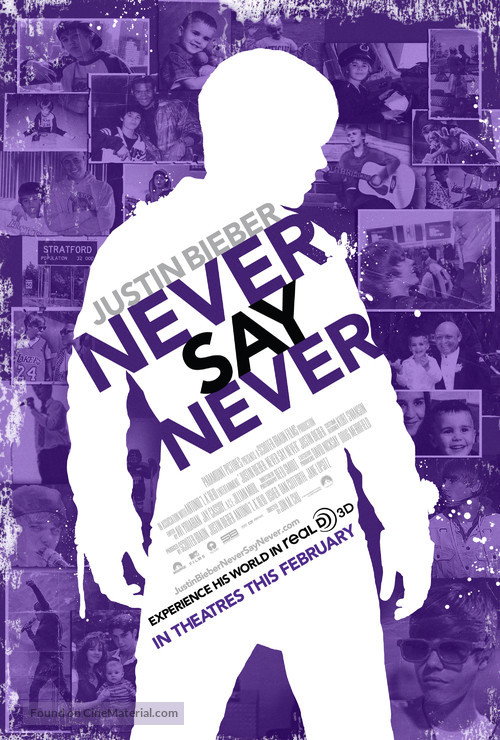 Justin Bieber: Never Say Never - Movie Poster