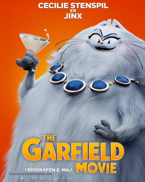 The Garfield Movie - Danish Movie Poster