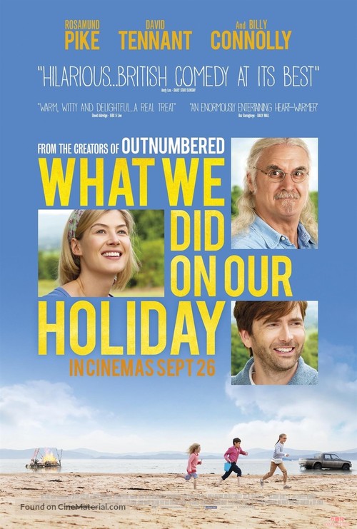 What We Did on Our Holiday - British Movie Poster