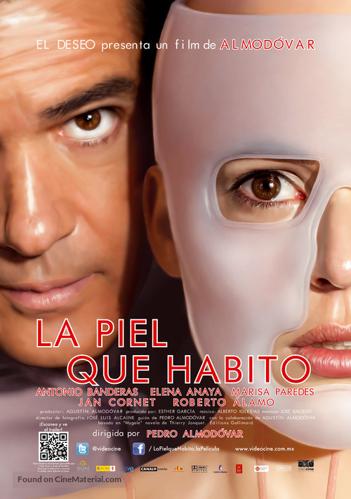 La piel que habito - Mexican Movie Poster