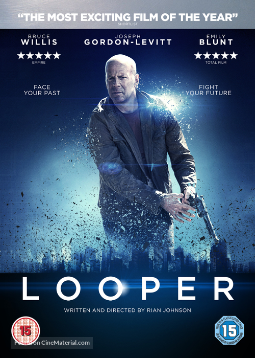 Looper - British DVD movie cover