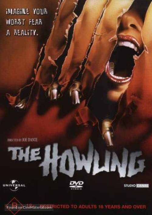 The Howling - Australian DVD movie cover