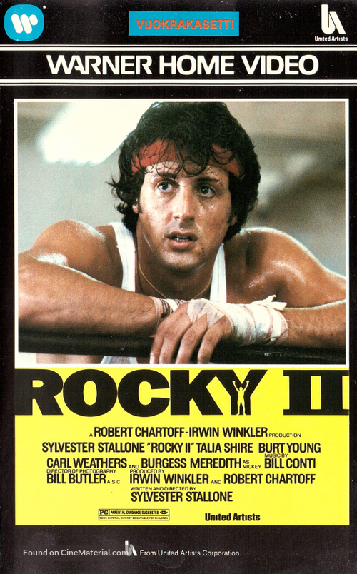 Rocky II - Finnish Movie Cover