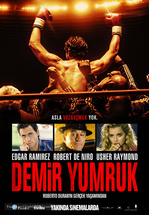 Hands of Stone - Turkish Movie Poster