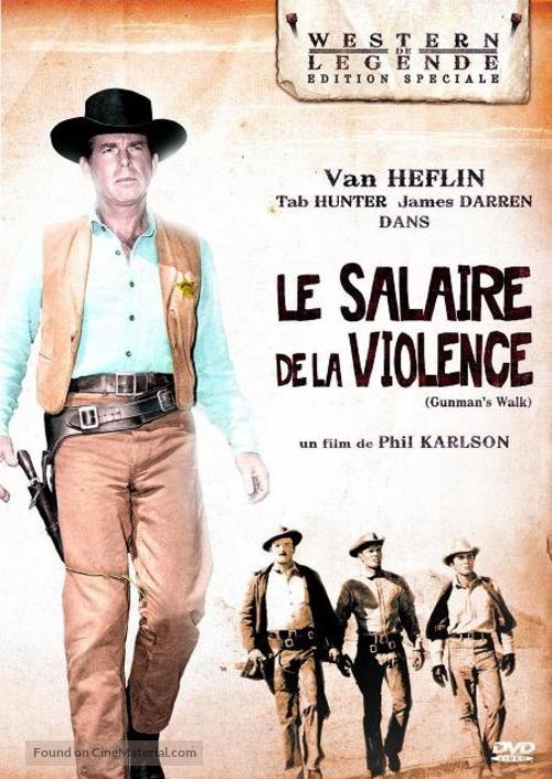 Gunman&#039;s Walk - French DVD movie cover