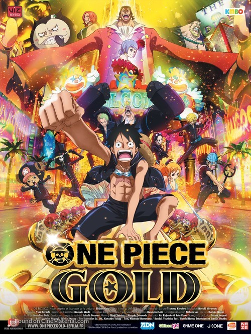 One Piece Film Gold - French Movie Poster