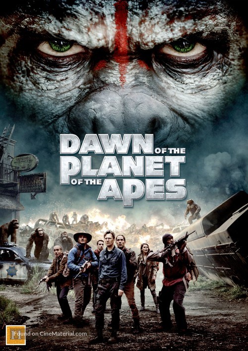 Dawn of the Planet of the Apes - Danish Movie Cover