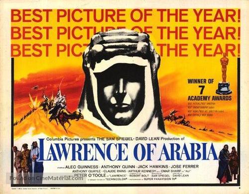 Lawrence of Arabia - British Movie Poster