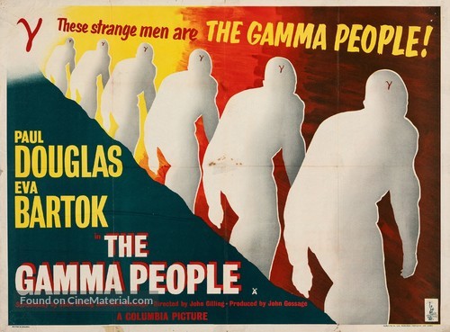 The Gamma People - British Movie Poster