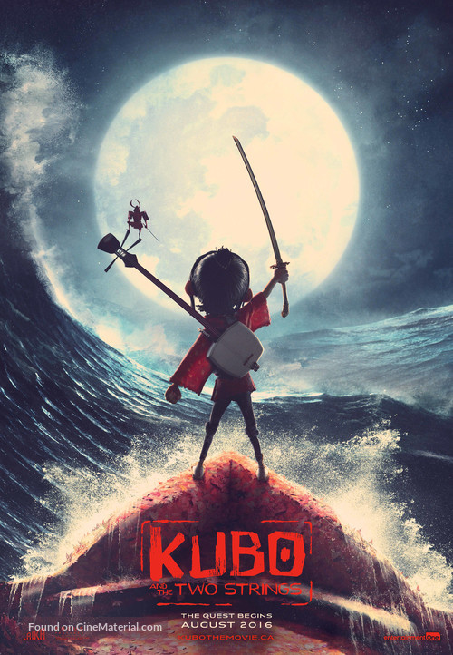 Kubo and the Two Strings - Canadian Movie Poster