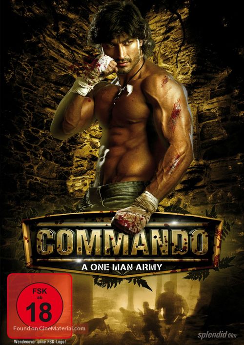 Commando - German DVD movie cover
