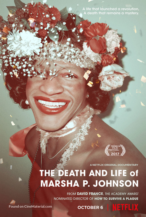 The Death and Life of Marsha P. Johnson - Movie Poster