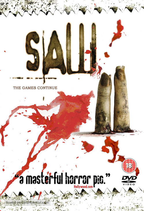 Saw II - British DVD movie cover