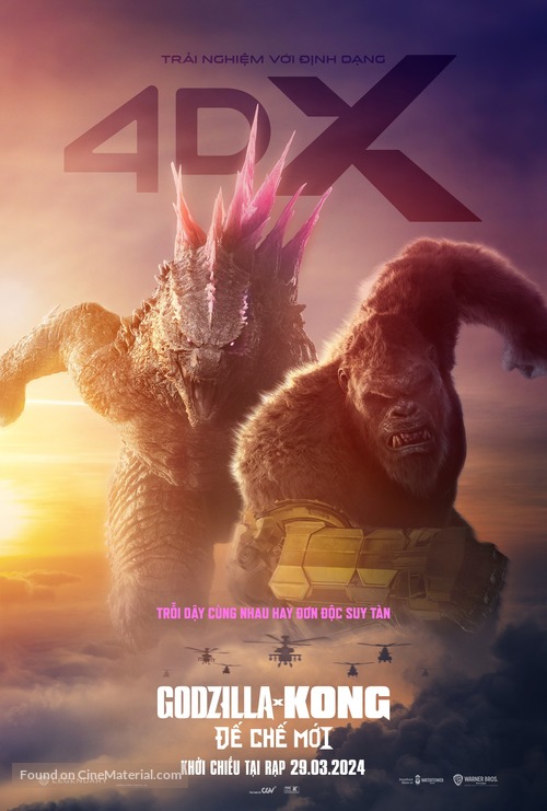 Godzilla x Kong: The New Empire - Vietnamese Movie Poster
