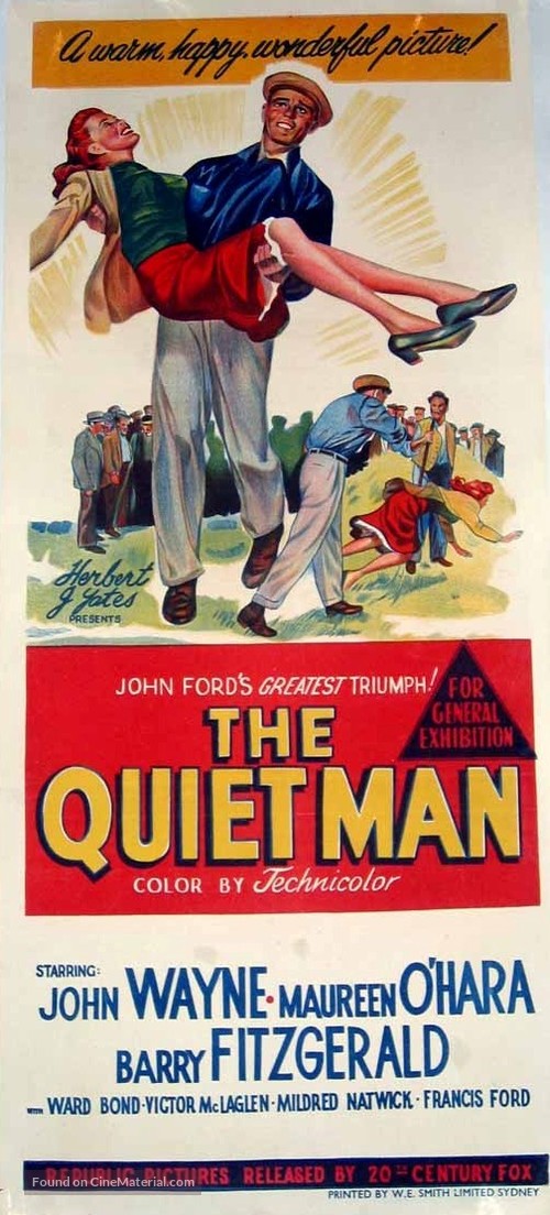 The Quiet Man - Australian Movie Poster