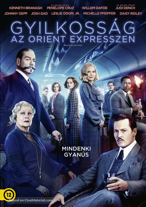 Murder on the Orient Express - Hungarian Movie Cover