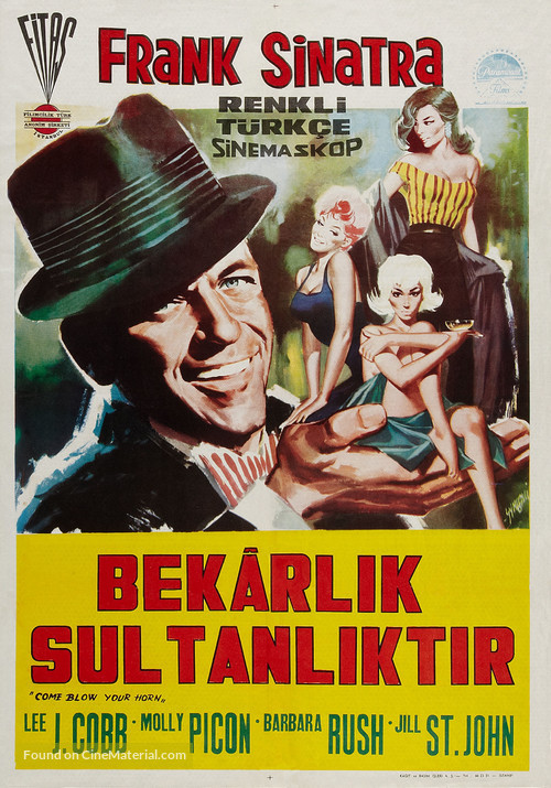 Come Blow Your Horn - Turkish Movie Poster