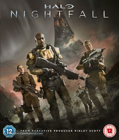 &quot;Halo: Nightfall&quot; - British Blu-Ray movie cover