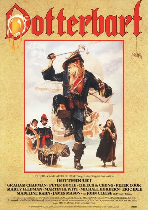 Yellowbeard - German Movie Poster