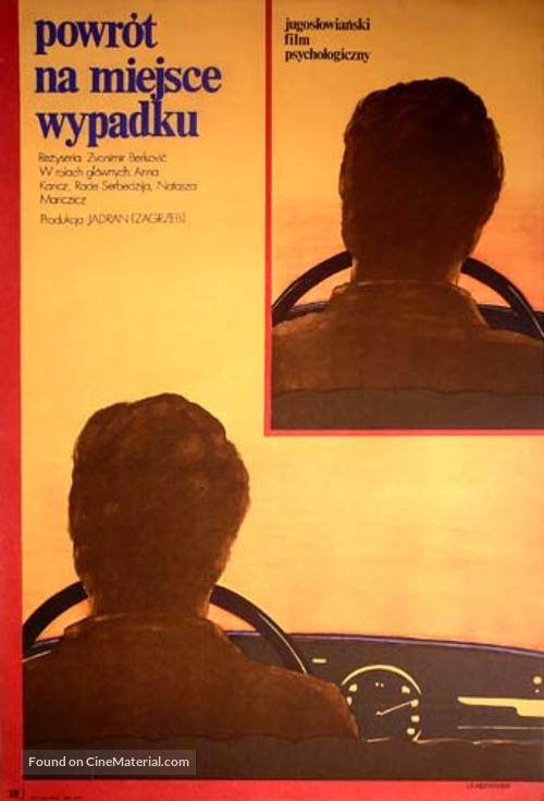 Putovanje na mjesto nesrece - Polish Movie Poster