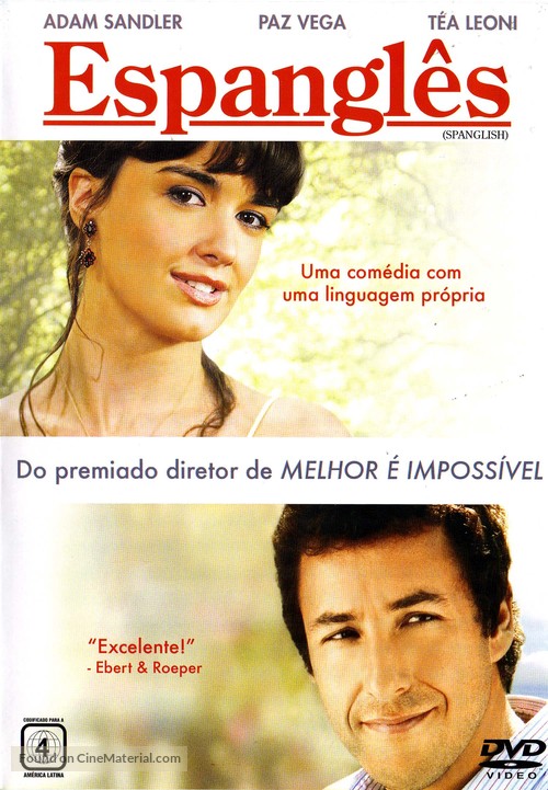 Spanglish - Brazilian DVD movie cover
