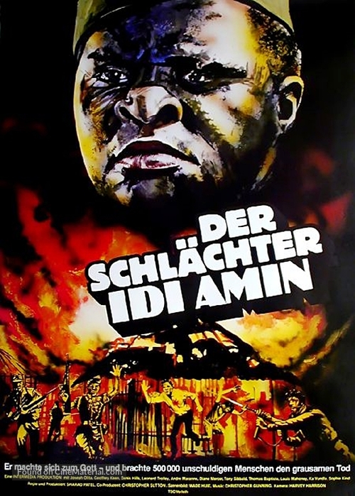 Rise and Fall of Idi Amin - German Movie Poster