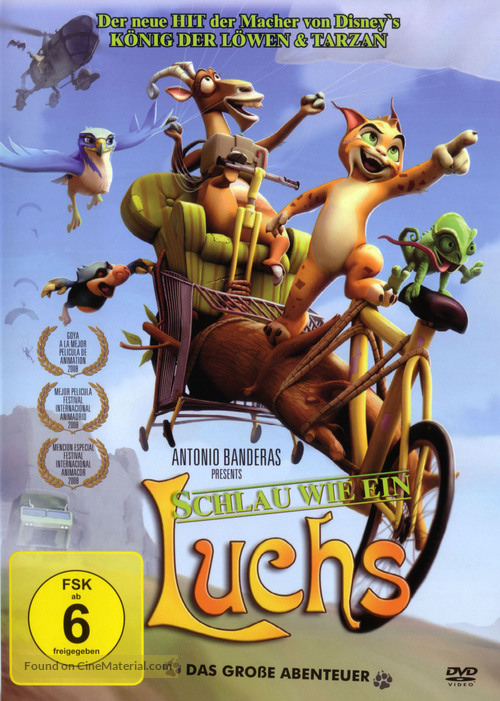 El lince perdido - German DVD movie cover