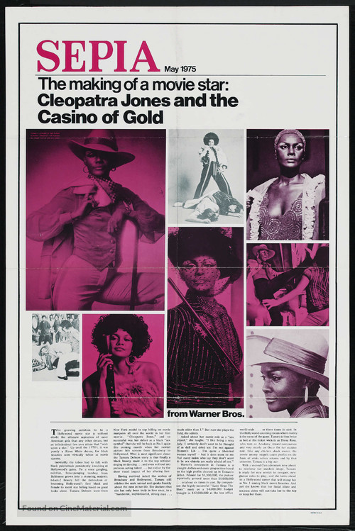 Cleopatra Jones and the Casino of Gold - Movie Poster