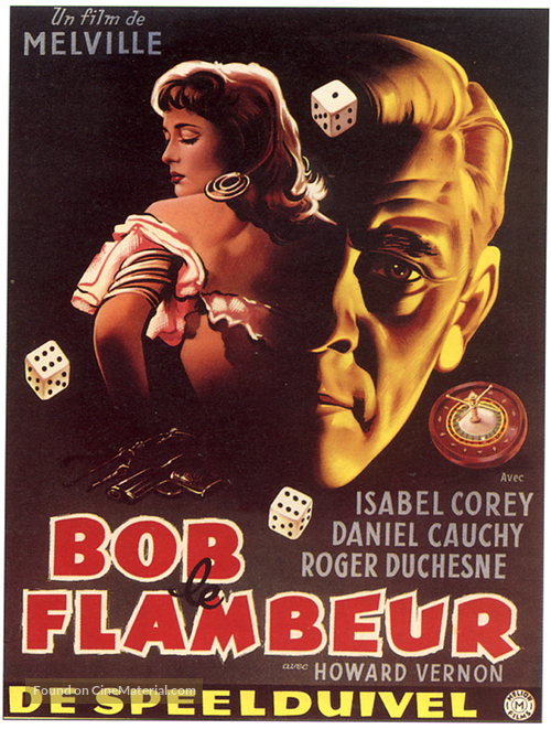 Bob le flambeur - Belgian Movie Poster