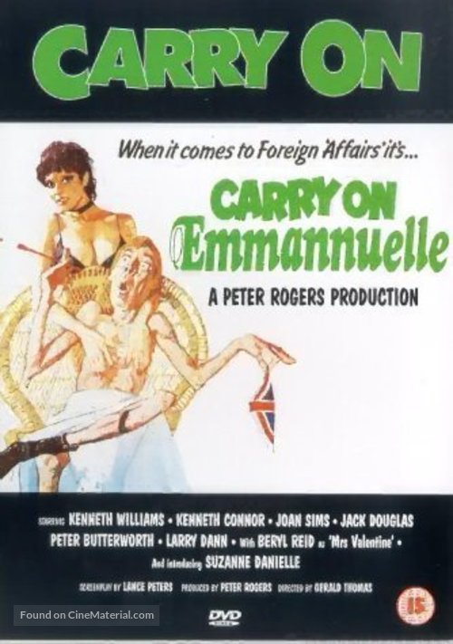 Carry on Emmannuelle - British DVD movie cover